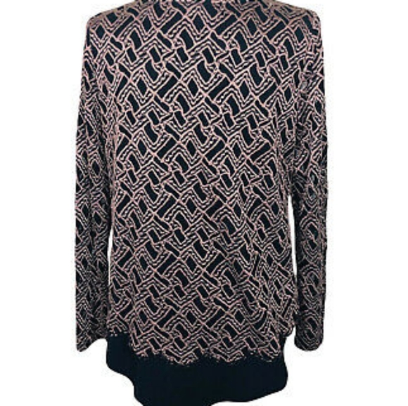 NWT! NIC + ZOE GORGEOUS OVERLAY LONGSLEEVE BLOUSE - Picture 12 of 15